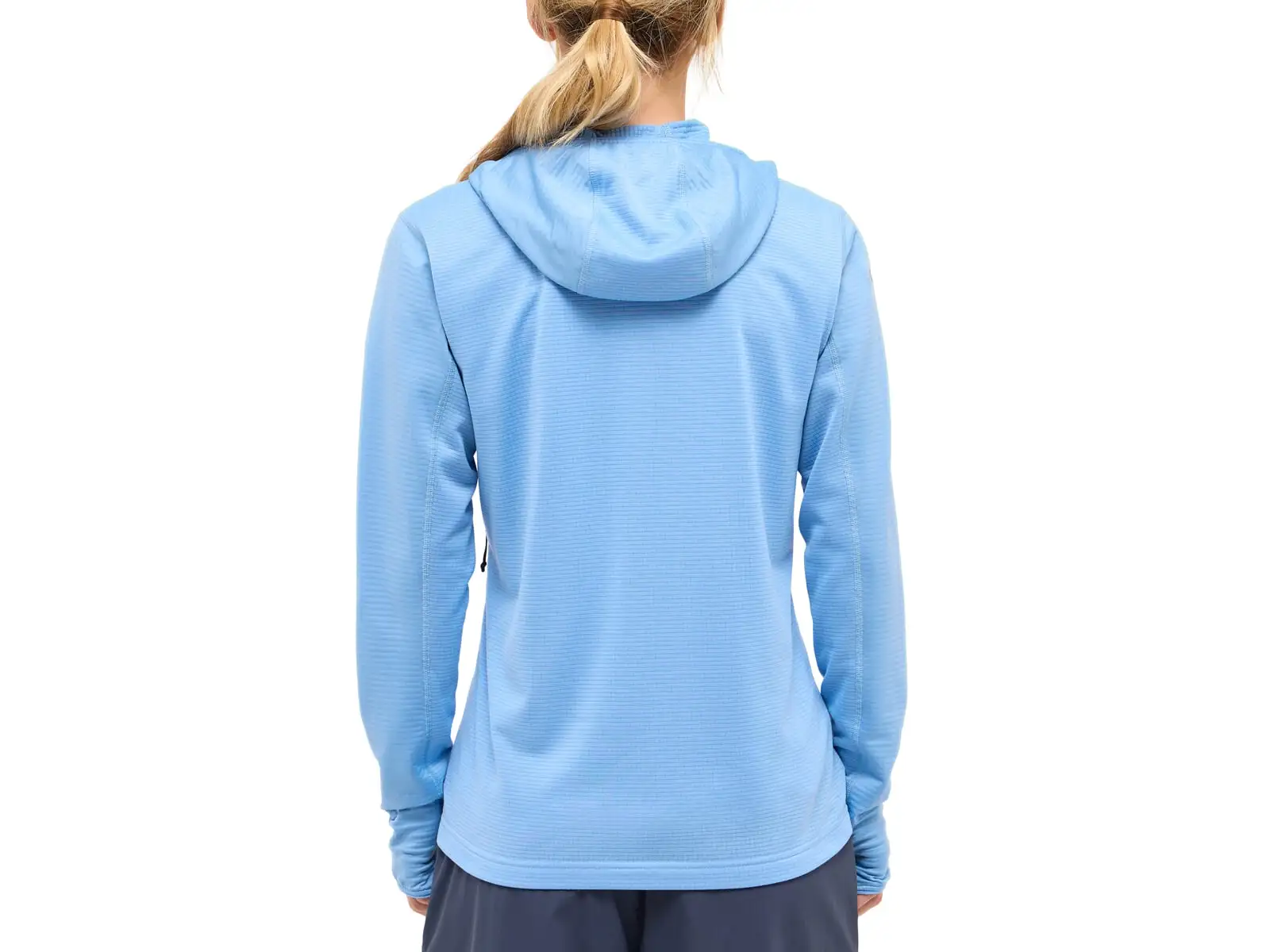 Haglöfs L.I.M Mid Multi Hood dámská mikina s kapucí světle modrá