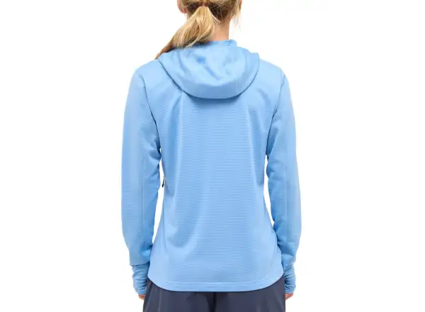 Haglöfs L.I.M Mid Multi Hood dámská mikina s kapucí světle modrá