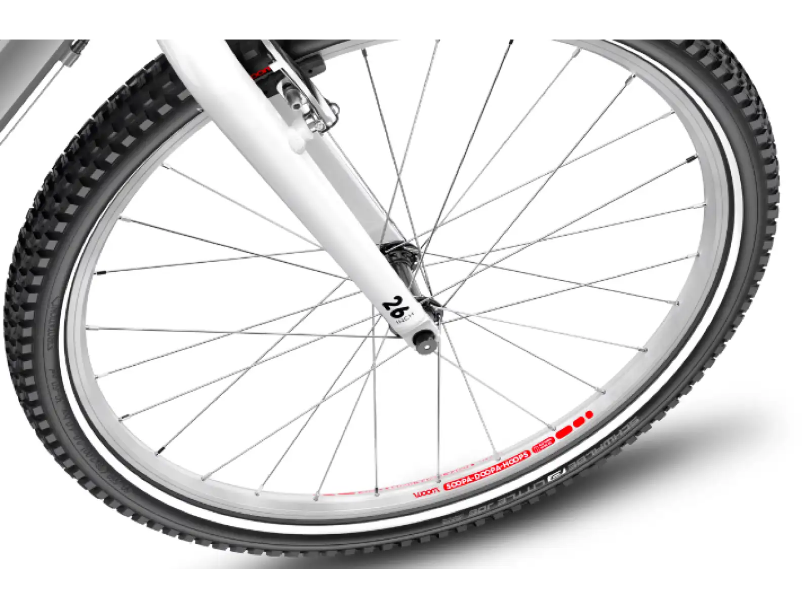 Woom 6 dětské kolo 26" Moon Grey