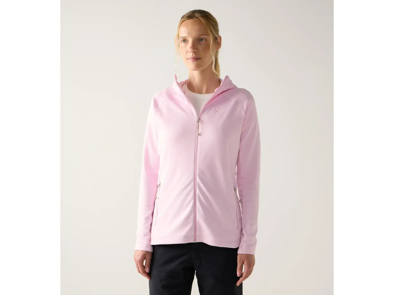 Haglöfs  Korp Mid Hood dámská mikina Fresh Pink