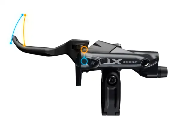 Shimano XT BR-M8220/BL-M8200 kotoučová brzda zadní Upgrade set