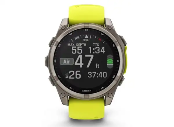 Garmin fenix 8 - 51 mm Solar Sapphire chytré hodinky Titanium Yellow/Graphite