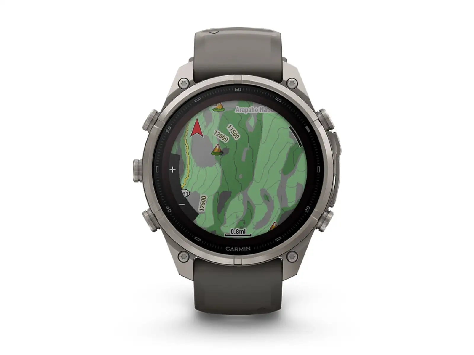 Garmin Fénix 9 Pro inReach Solar 47 mm chytré hodinky Titanium Pebble Gray/Silver Gray