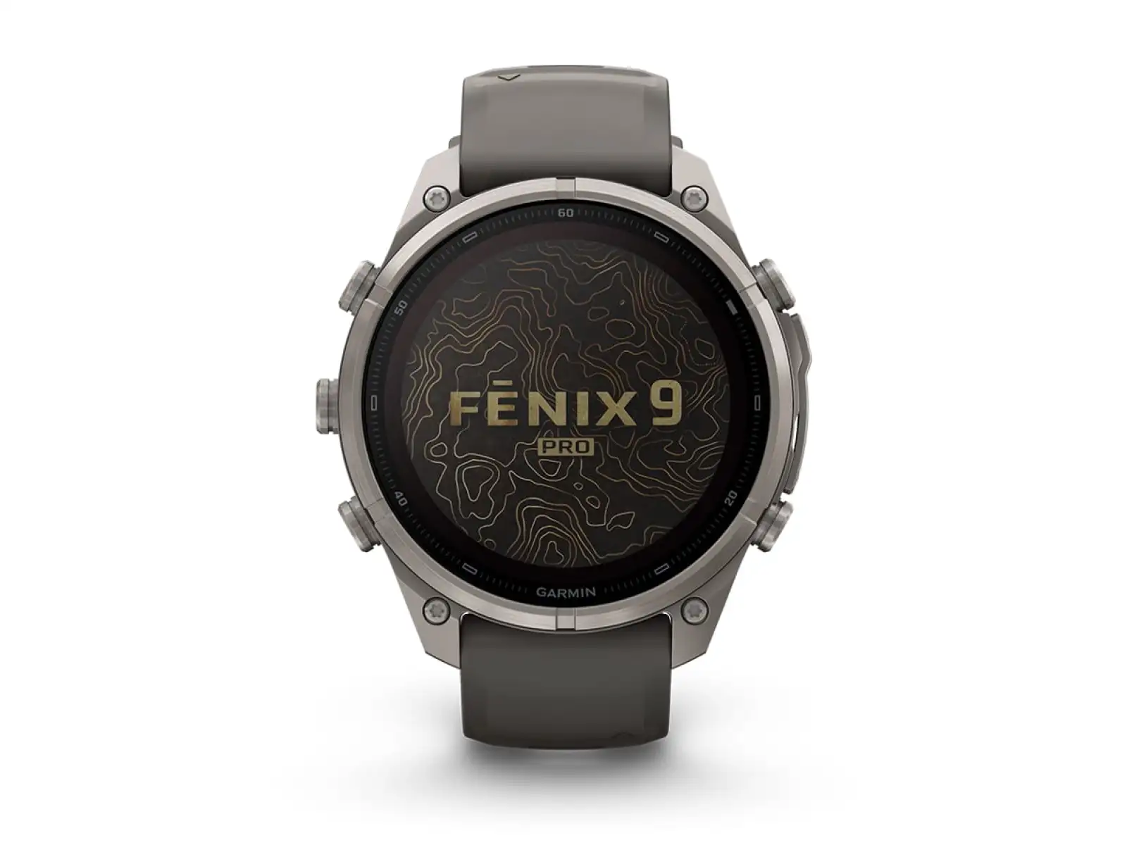 Garmin Fénix 9 Pro inReach Solar 47 mm chytré hodinky Titanium Pebble Gray/Silver Gray