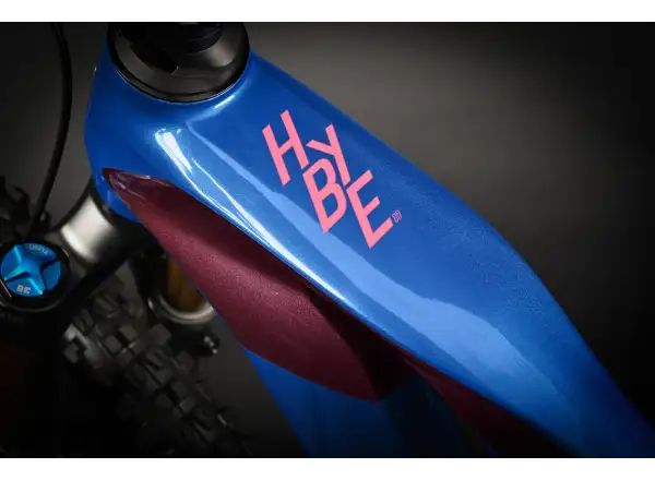 Haibike Hybe 11 Blue/Magenta/Pink celoodpružené elektrokolo