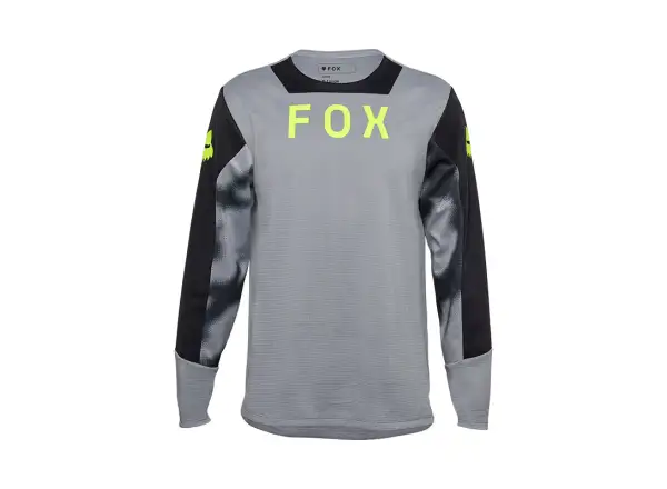Fox Yth Defend Taunt dětský dres dlouhý rukáv Steel Grey