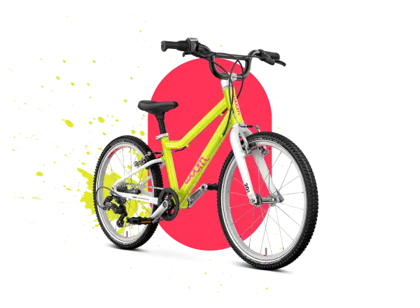 Woom GO 4 dětské kolo neon lime
