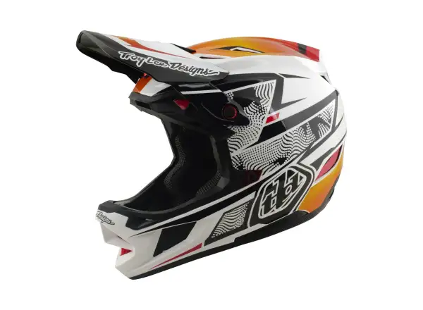 Troy Lee Designs D4 Composite MIPS přilba Lined up White