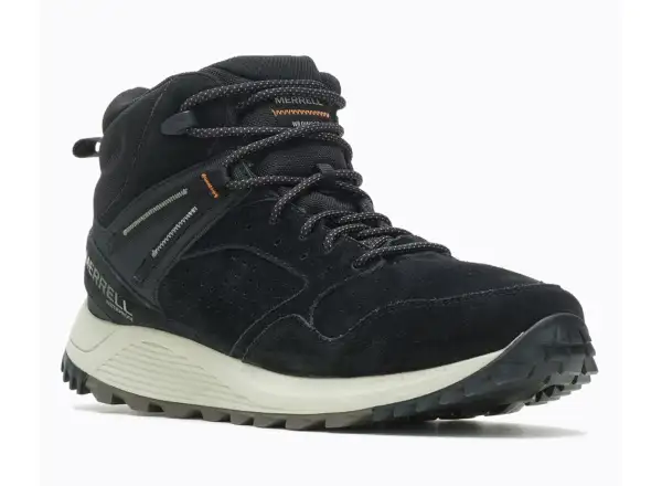 Merrell Wildwood Sneaker Boot MID WP pánská turistická obuv black
