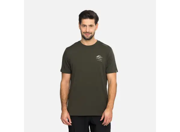Viking Lenta Bamboo pánské triko krátký rukáv Olive