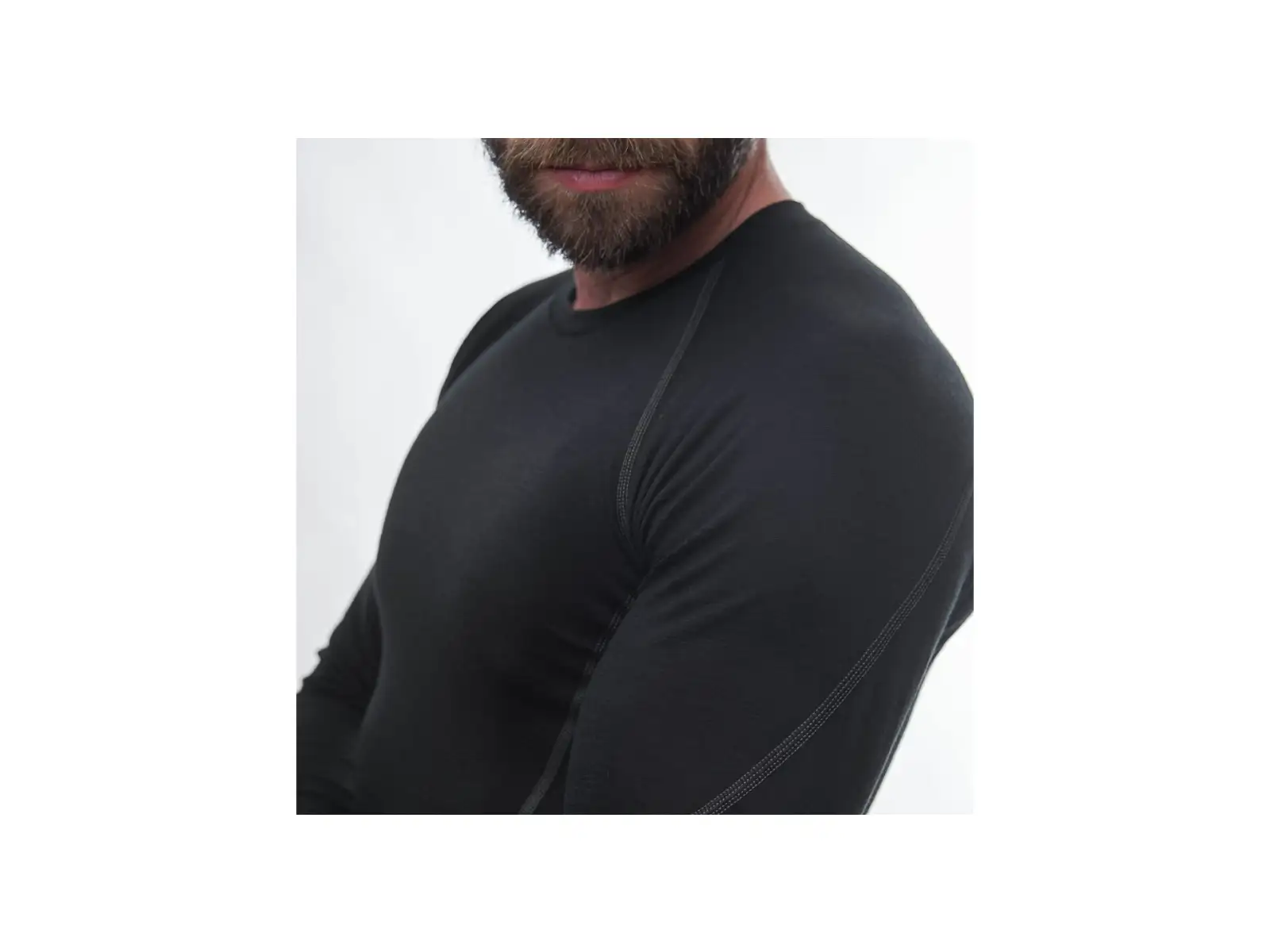 Sensor Merino Active pánské triko dlouhý rukáv černá