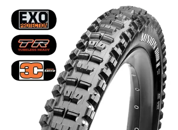 Maxxis Minion DHR II WT 27,5x2,40" 3C Maxx Grip, DH, TR  MTB plášť kevlar