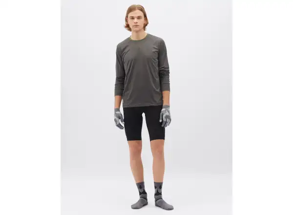 Silvini Casalo pánské triko dlouhý rukáv Charcoal/Olive