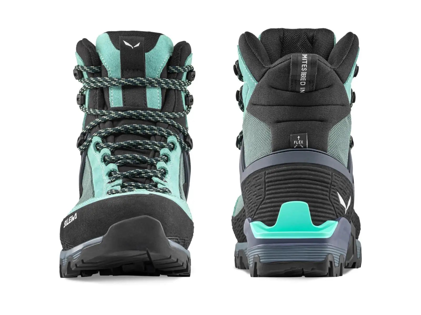 Salewa Mountain Trainer 3 Tech Mid GTX dámské turistické boty Willow/Orion Blue