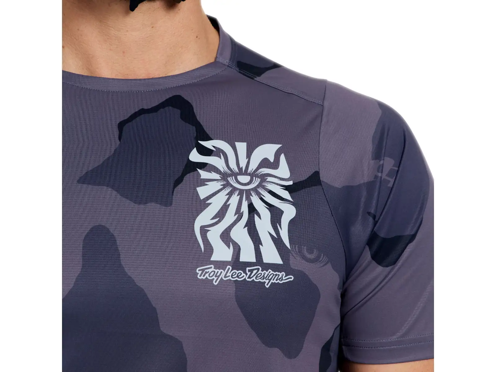 Troy Lee Designs Skyline Pro pánský dres krátký rukáv Flow Camo Carbon