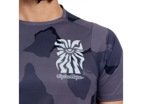 Troy Lee Designs Skyline Pro pánský dres krátký rukáv Flow Camo Carbon