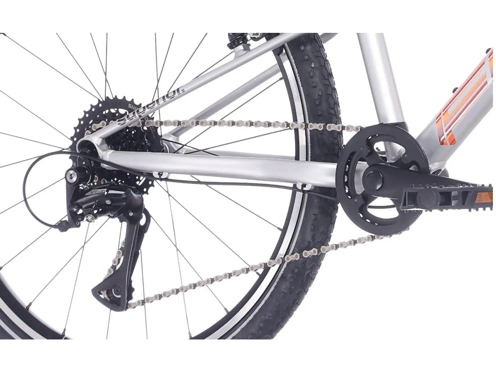 Superior F.L.Y. 24 VB dětské kolo Matte Silver