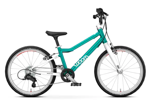Woom GO 4 Metallic Turquoise 20 dětské kolo