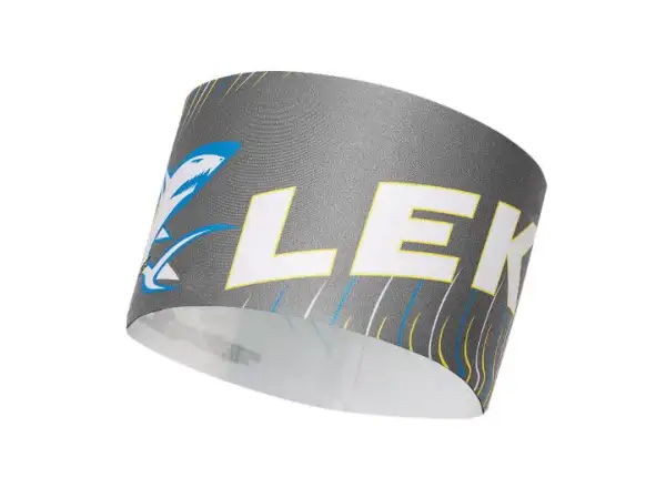 Leki Race Shark headband čelenka anthracite-cyan, vel. Uni