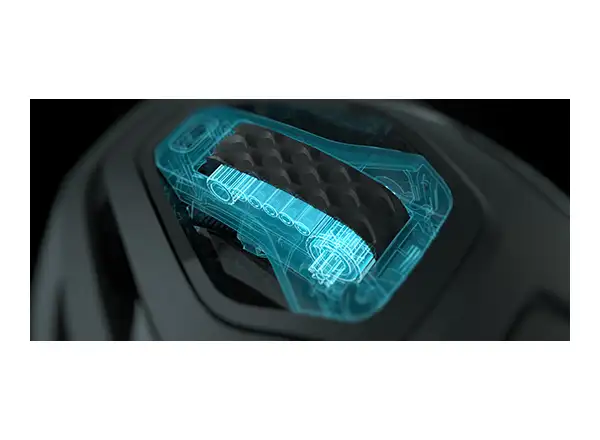 Lazer Vento KinetiCore přilba černá/stříbrná