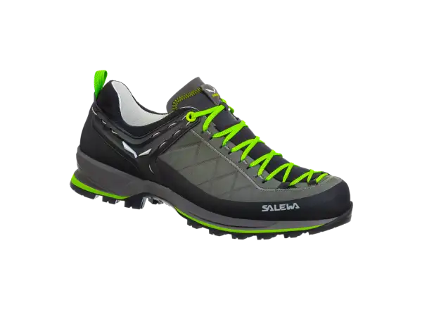 Salewa Mountain Trainer 2 Leather pánské boty Smoked/Fluo Green