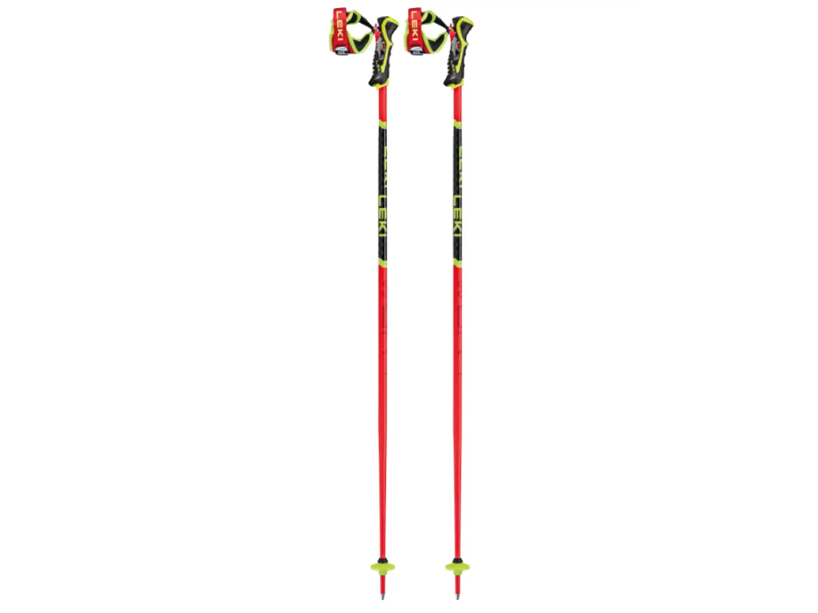 Leki WCR TBS SL 3D sjezdové hole Bright Red/Black/Neonyellow