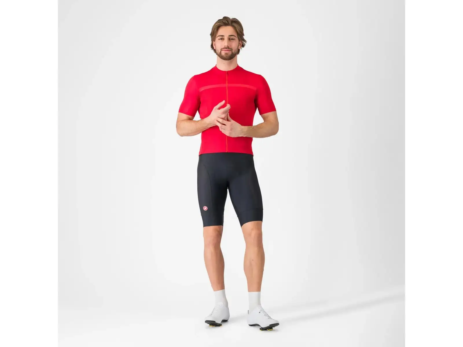 Castelli Competizione 2 pánské kraťasy s vložku a laclem Black