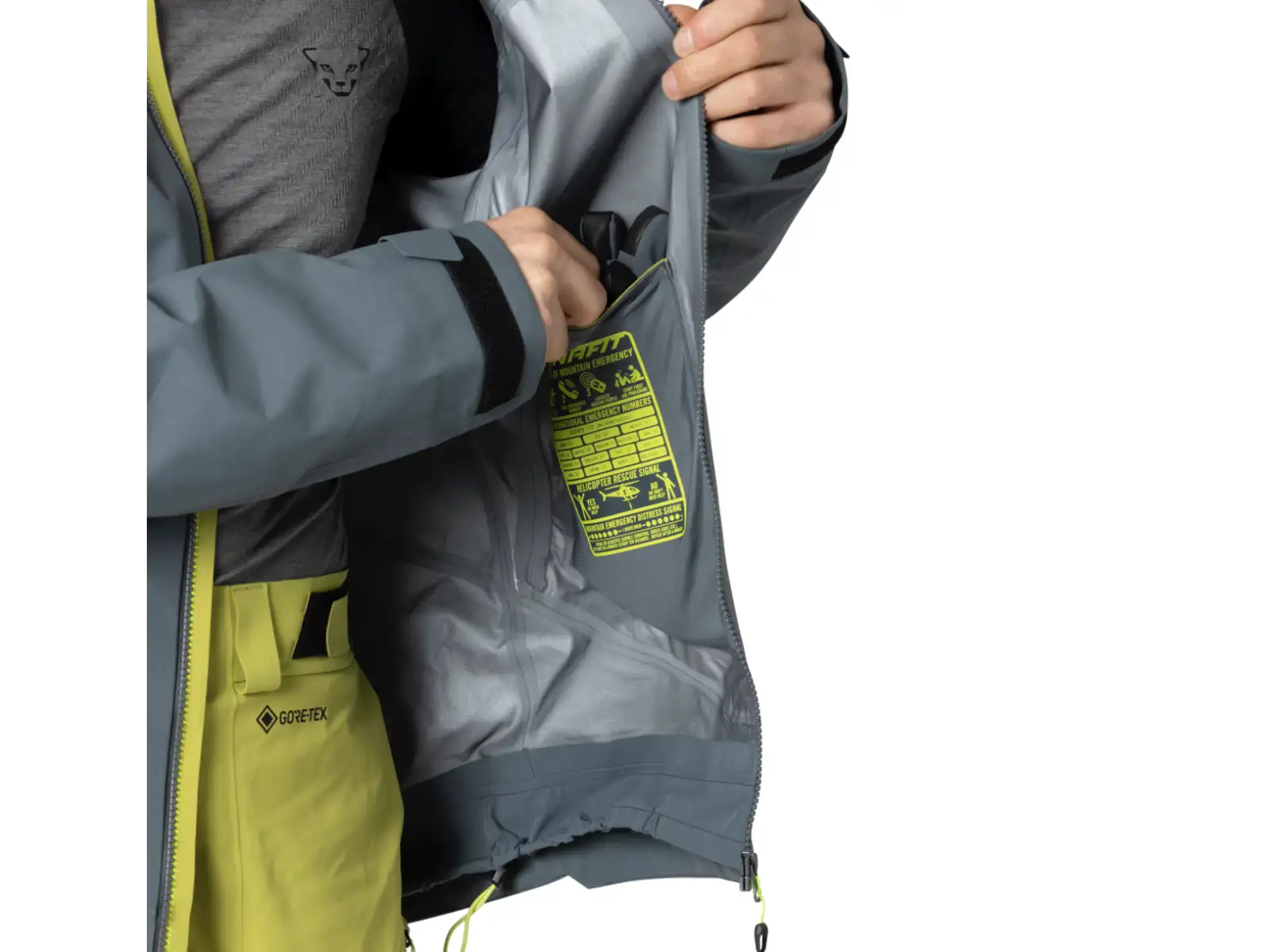 Dynafit Ridge Gore-Tex pánská bunda Golden Lime