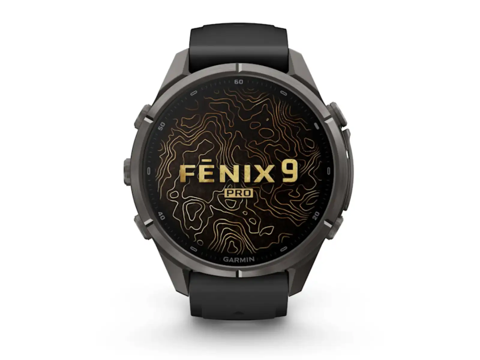 Garmin Fénix 9 Pro inReach 43 mm chytré hodinky Carbon Gray DLC Titanium Black/Pebble Gray