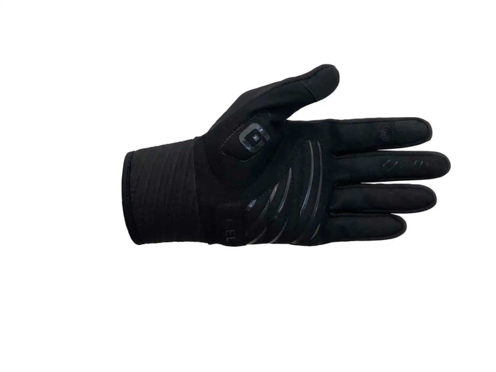 Alé Windprotection dlouhé cyklistické rukavice černá