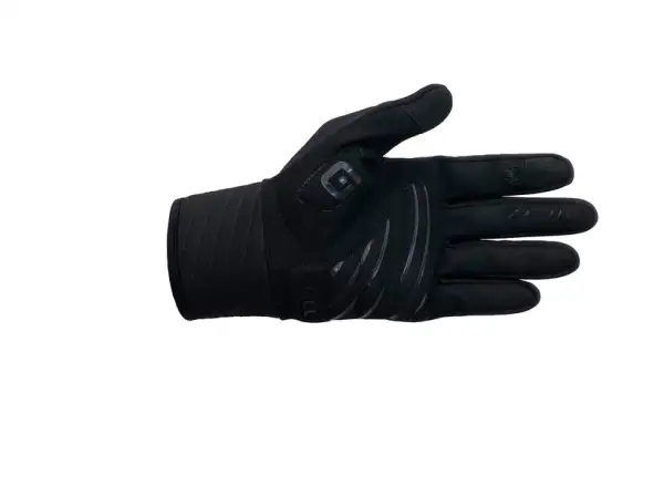 Alé Windprotection dlouhé cyklistické rukavice černá