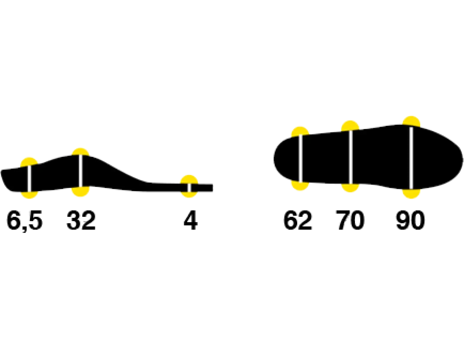 Sidas Comfort 3D vložky do bot střední klenba 1 pár