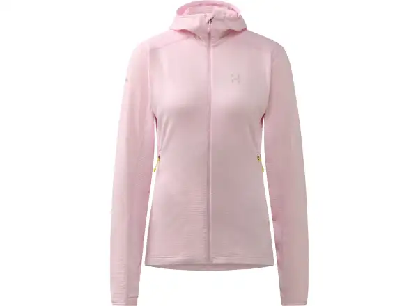 Haglöfs L.I.M Mid Multi Hood dámská mikina s kapucí Fresh Pink