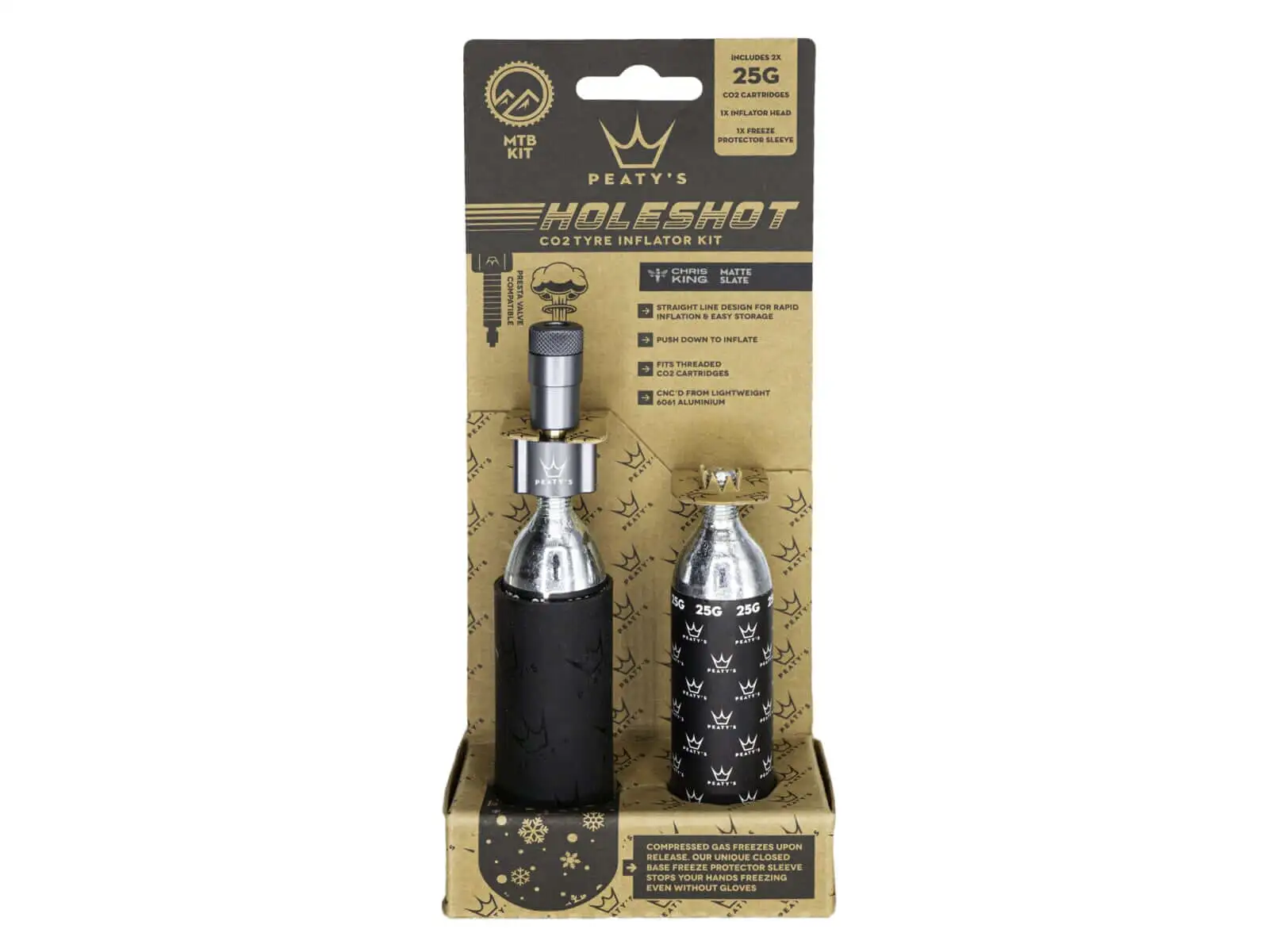 Peatys Holeshot CO2 sada 25 g Slate