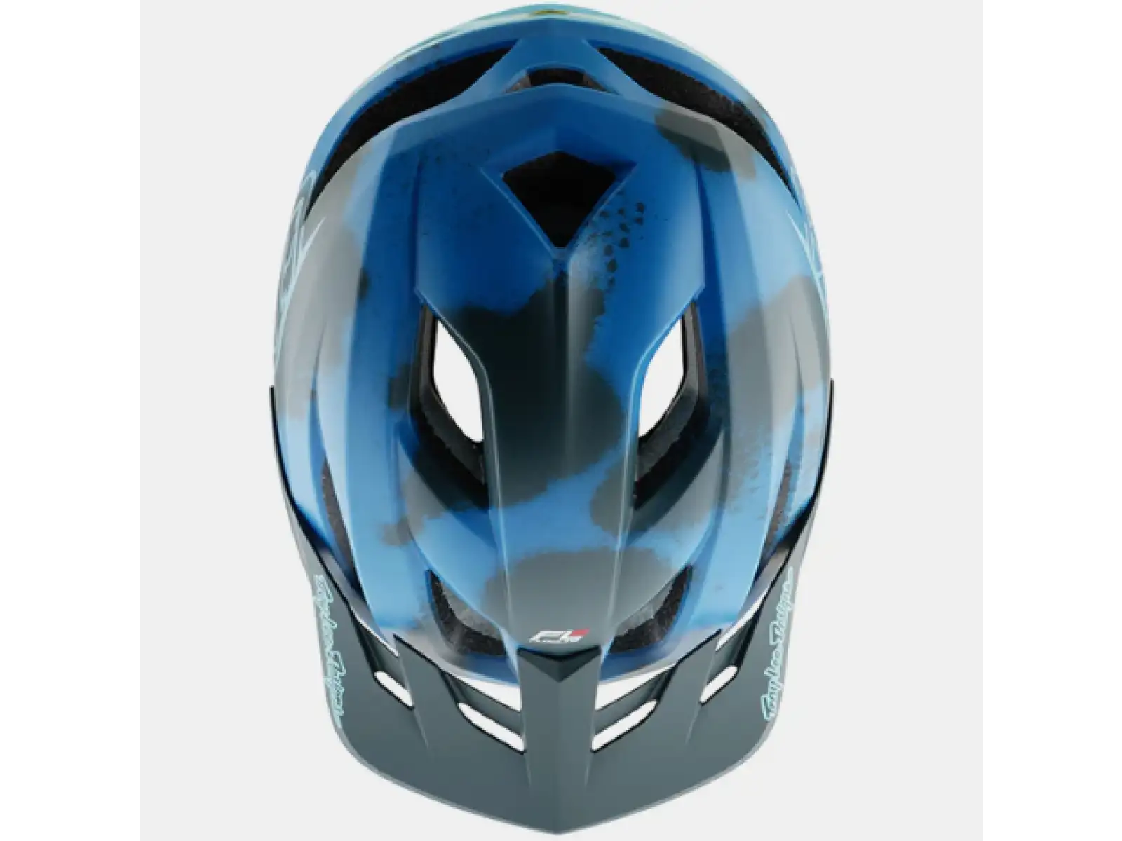 Troy Lee Designs Flowline SE Badge přilba Camo Blue