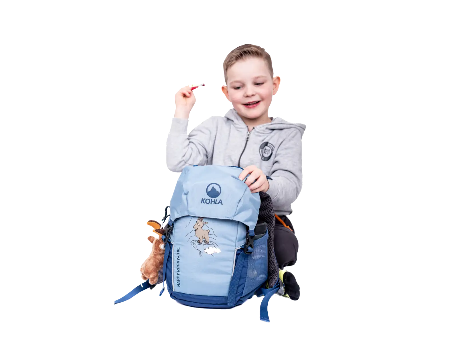 Kohla Happy Rocky 10 dětský turistický batoh Dusk Blue