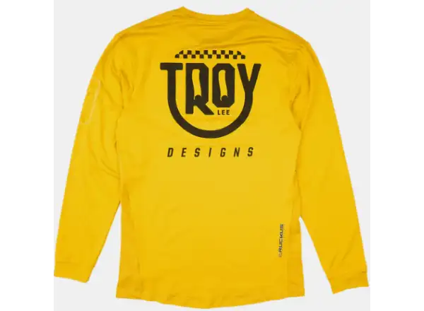 Troy Lee Designs Skyline Ruckus Ride dětský dres dlouhý rukáv Eyez Safron
