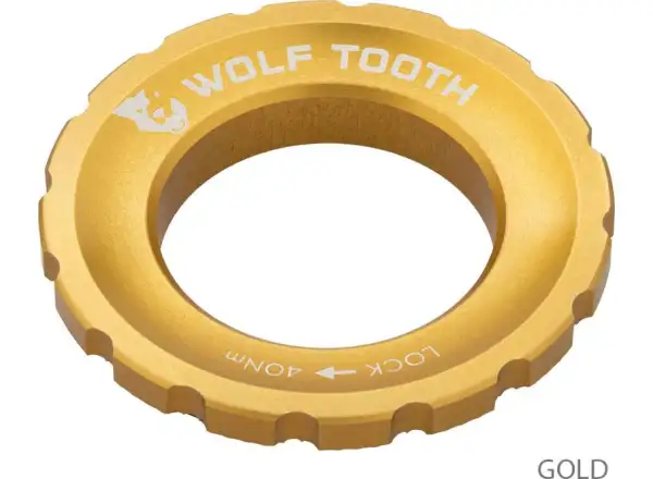 Wolf Tooth Centerlock externí matice zlatá