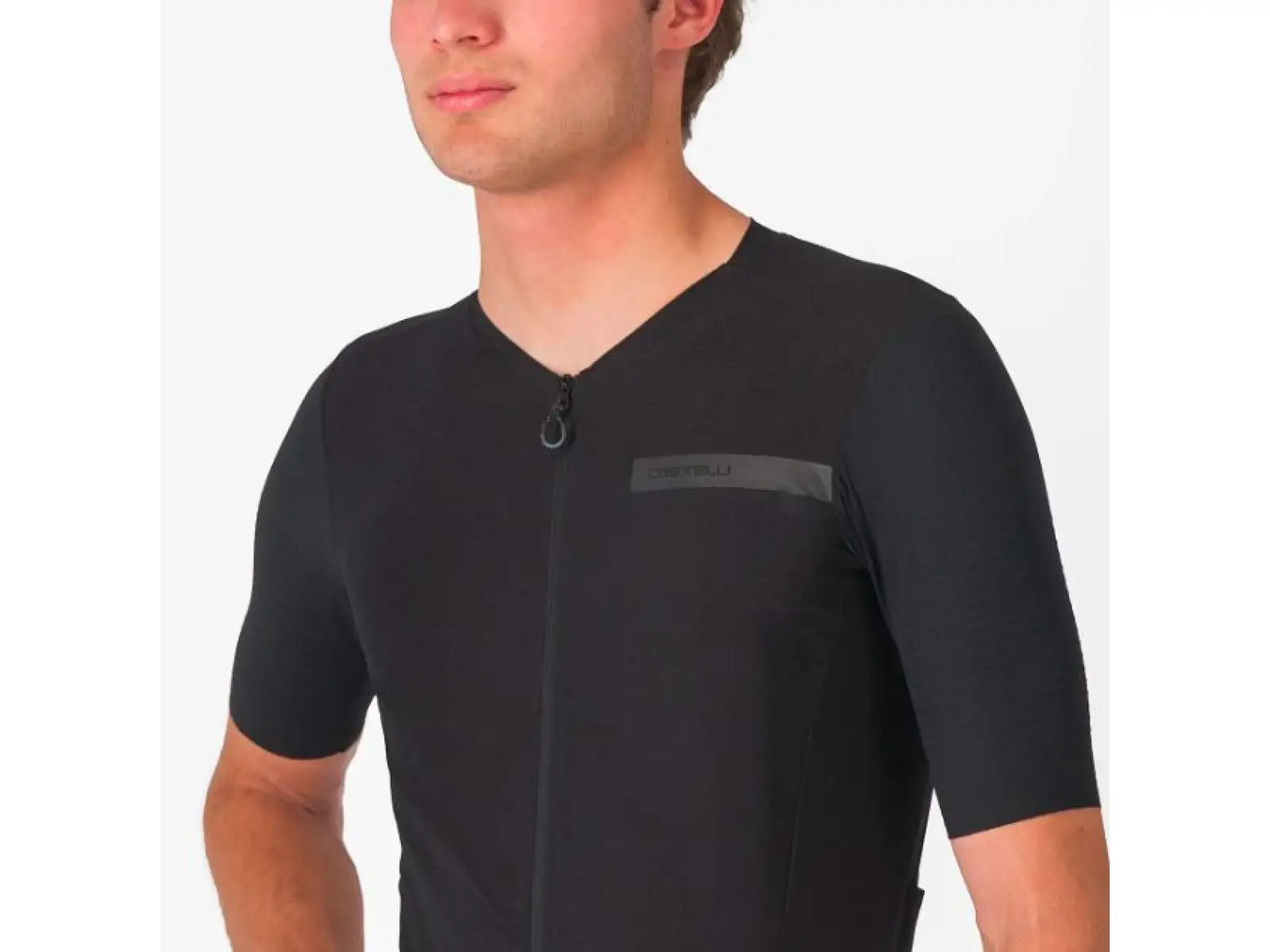 Castelli Premio Evo pánský dres krátký rukáv Light Black