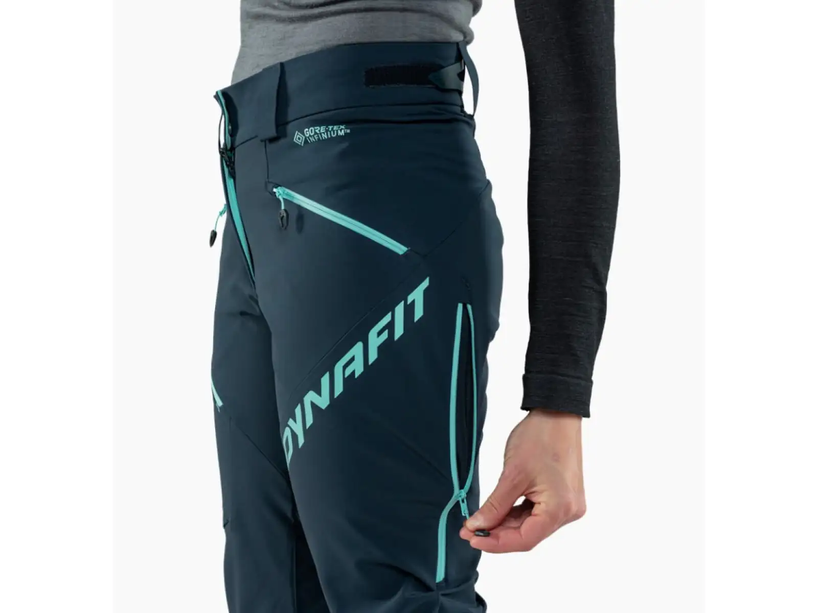 Dynafit Radical Infinium Hybrid dámské kalhoty Blueberry/Marine Blue