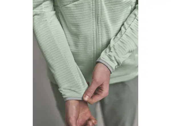 Ortovox Fleece Light Grid Hoody dámská mikina Green Acid