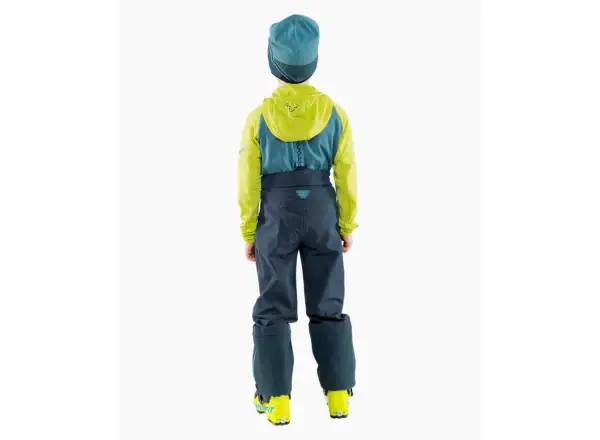 Dynafit Youngstar 3L dětské kalhoty s laclem Blueberry/Storm Blue