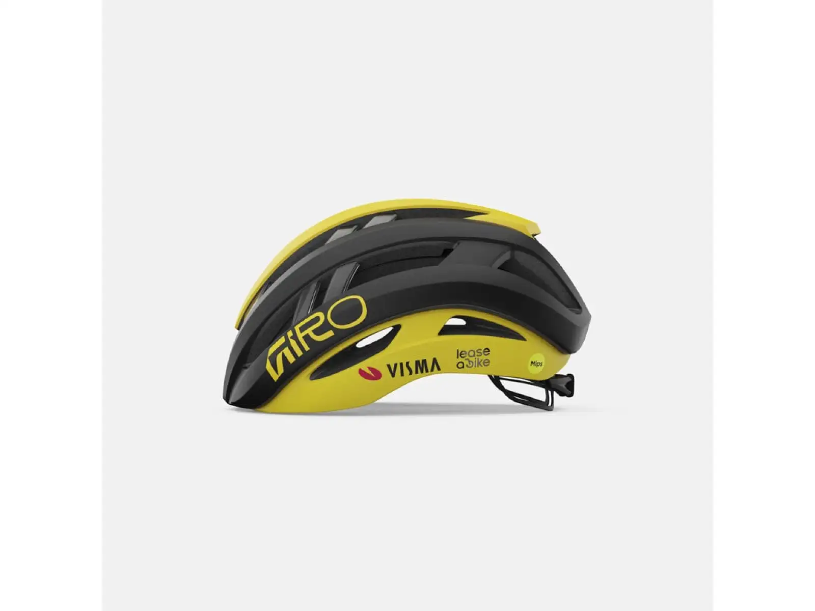 GIRO Aries Spherical přilba Mat Black/Yellow Visma
