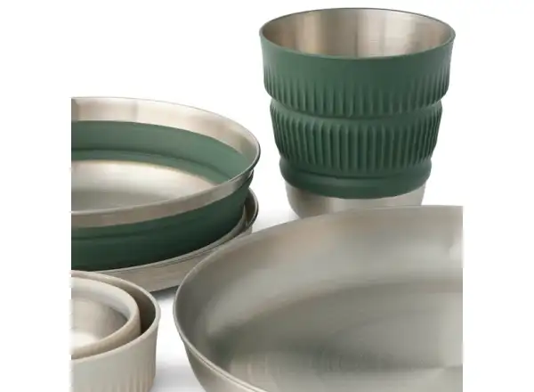 Sea to Summit Detour Stainless Steel Dinnerware Set 6 dílná sada nádobí