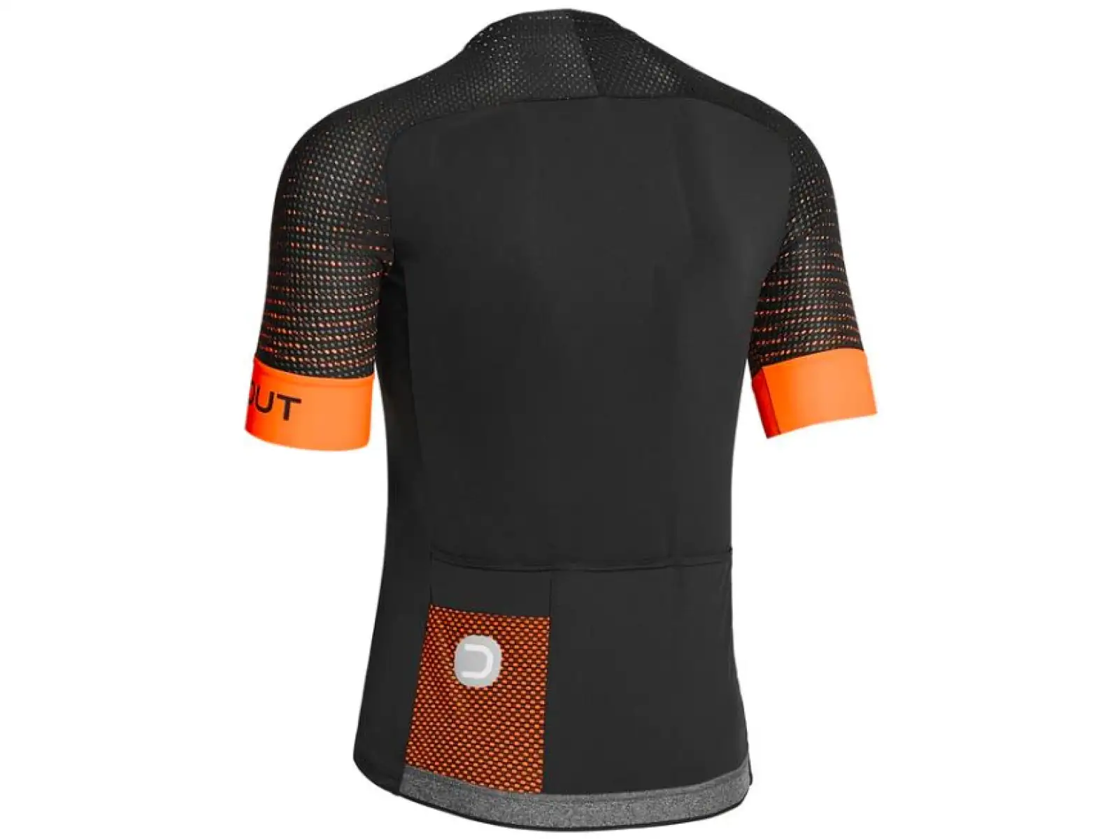 Dotout Hybrid pánský dres krátký rukáv Black/Fluo Orange