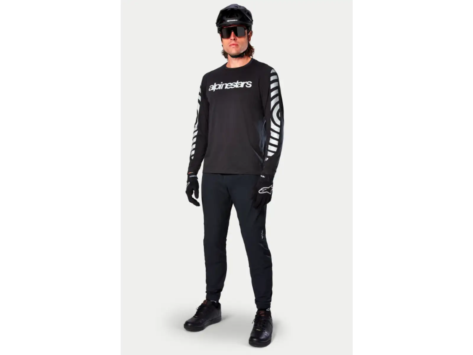 Alpinestars A-Dura Dri Oscar pánský dres dlouhý rukáv Black Reflective