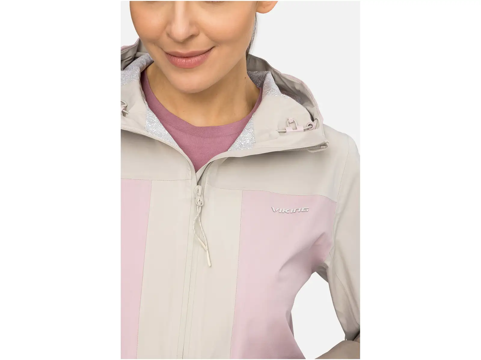 Viking Numani dámská bunda Beige/Light pink