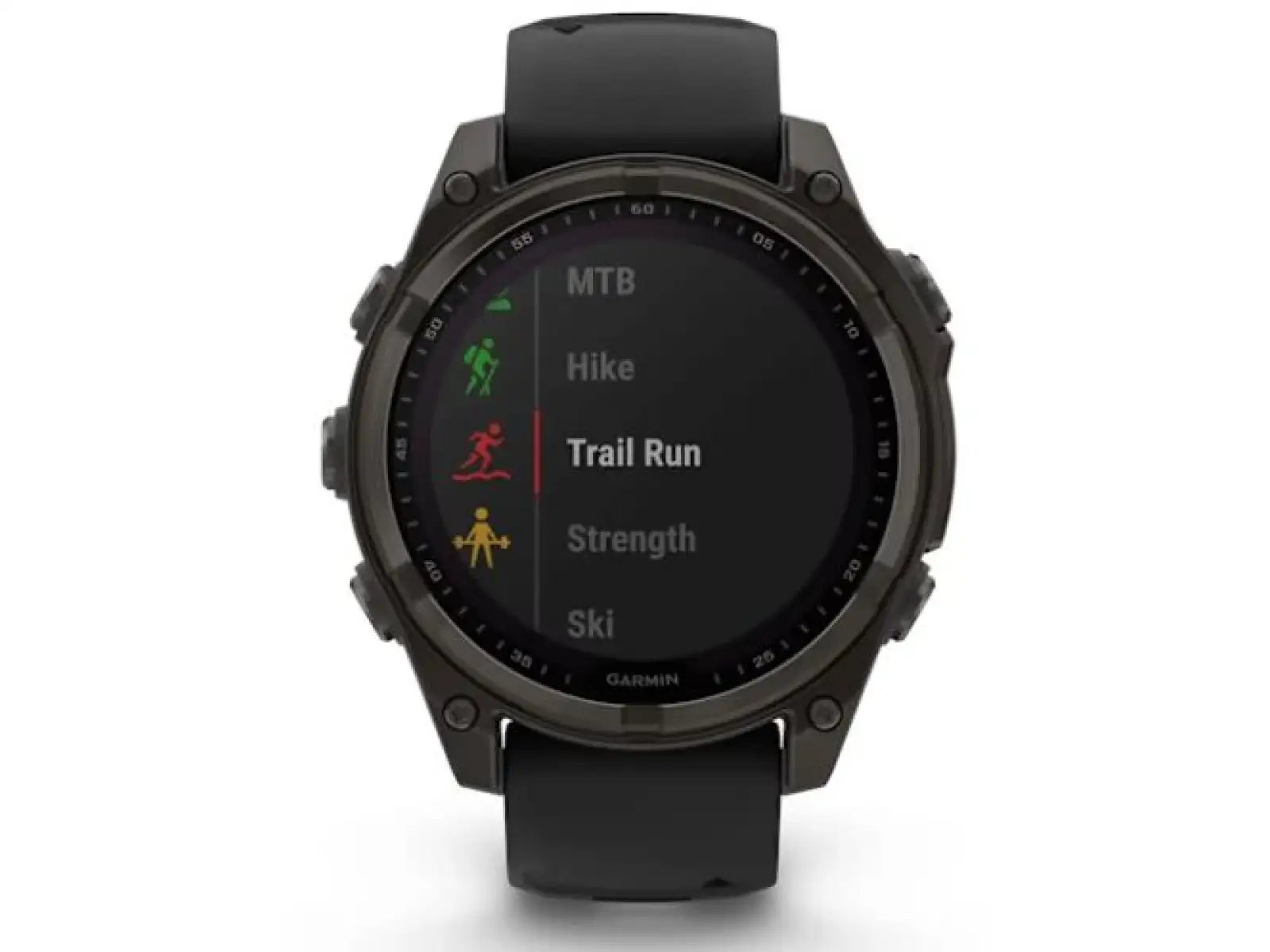 Garmin fenix 8 - 47 mm Solar Sapphire chytré hodinky Carbon Gray DLC Titanium Black/Gray