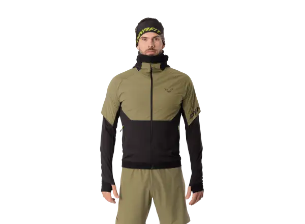 Dynafit Alpine Hybrid pánská běžecká bunda Military Green/Black Out