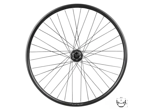 Force XC Disc 559x23 zadní vypletené kolo FHM475 36 děr